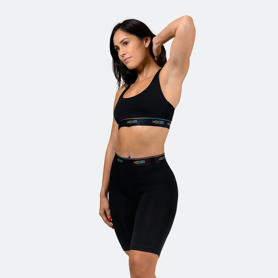 Biker High Waisted Pride Black 6-Pack