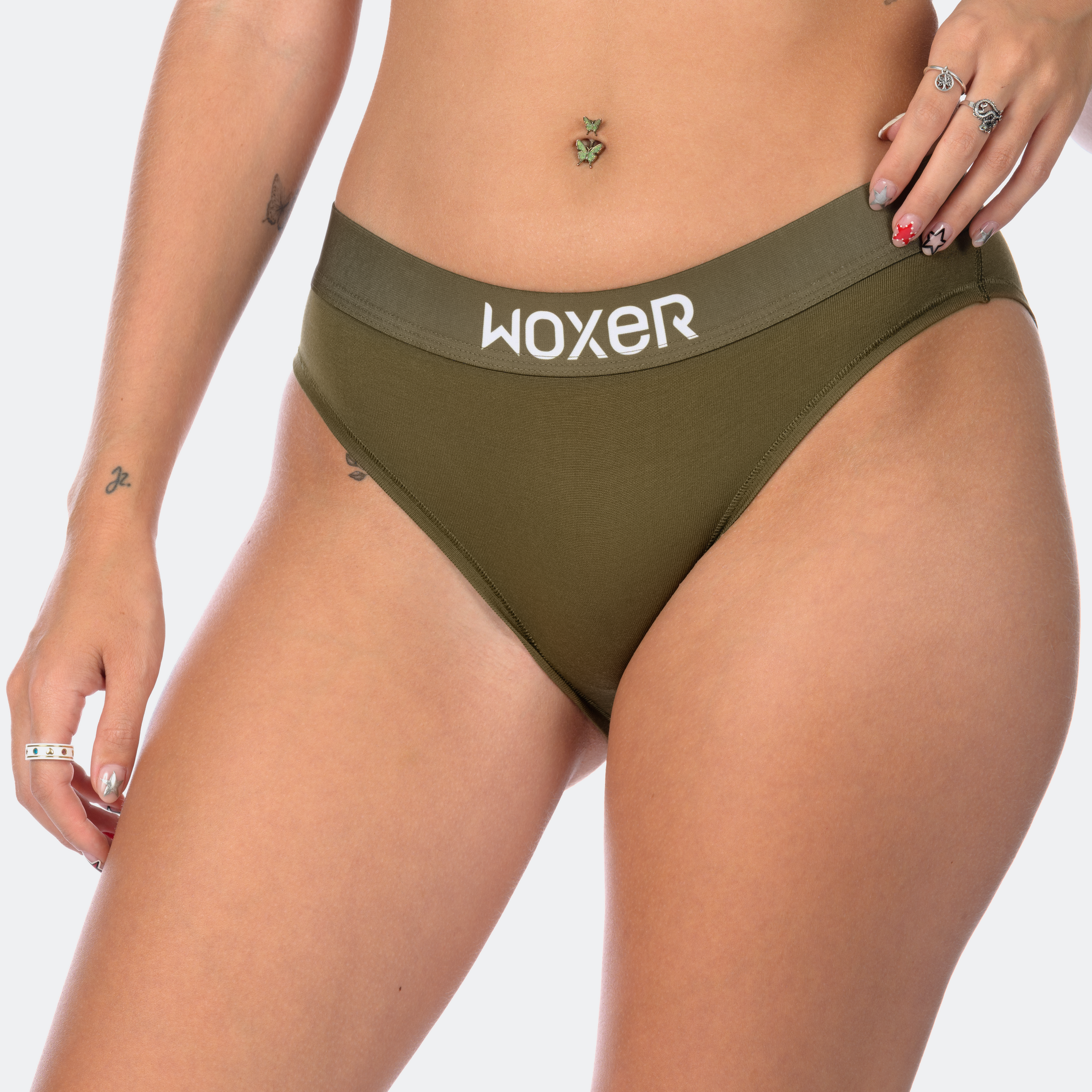 Woxer - Biker Matrix Mocha XL, Women's Fashion, New Undergarments