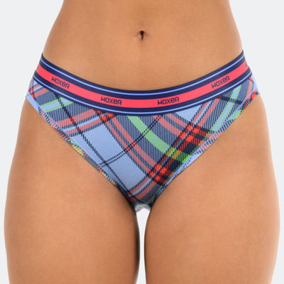 Bikini Frost Plaid