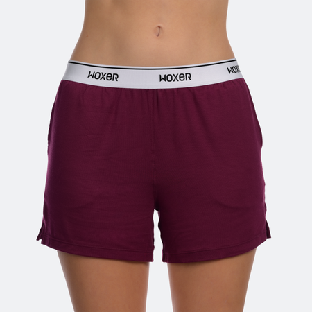 Dreamer Burgundy, Boxer Briefs for Women