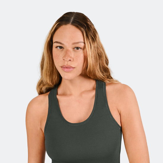 Rib Tank Fawn 4-Pack