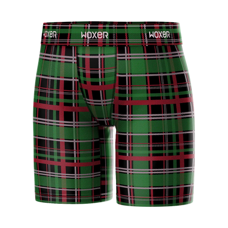 Biker High Waisted Heritage Plaid