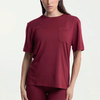 Sleep Short Sleeve Tee Claret
