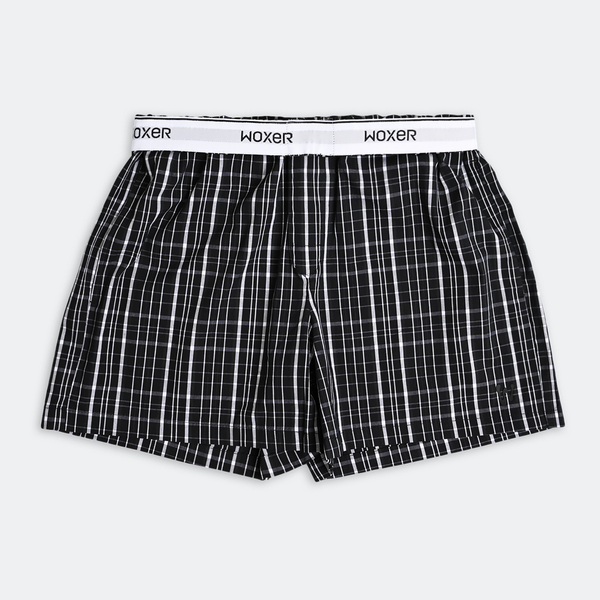 Boxer Shorts Coal Plaid