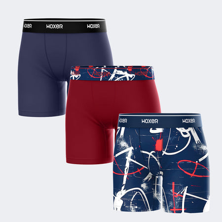 Baller High Waisted Graffiti Art 3-Pack