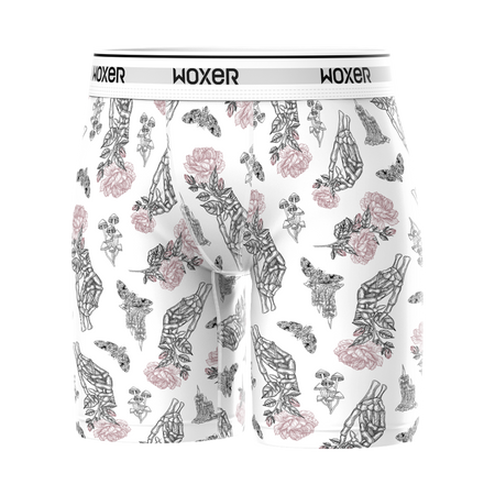 Biker High Waisted Botanical Bones
