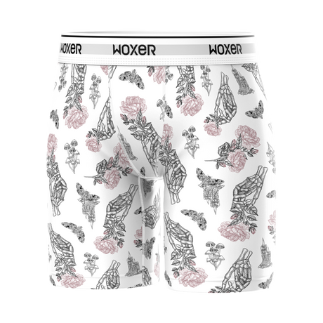 Biker High Waisted Botanical Bones