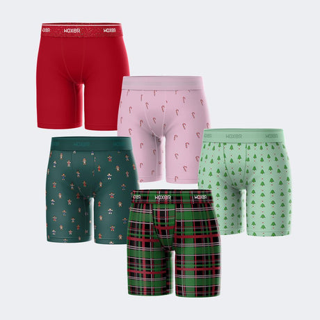 Biker High Waisted Pine 5-Pack