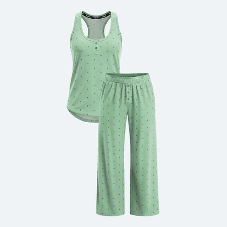 Loose Pants + Sleep Tank Pine Connections Sleep Set