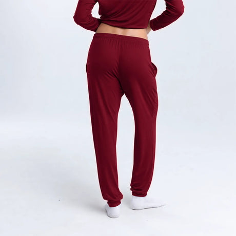Sleep Joggers + Sleep Tee Claret Sleep Set