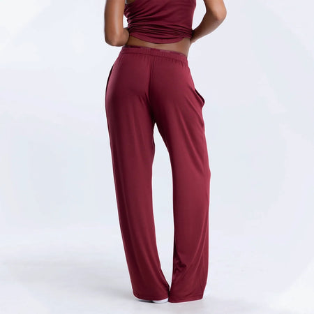 Loose Pants + Sleep Tank Claret Sleep Set