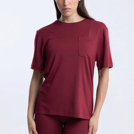 Sleep Joggers + Sleep Tee Claret Sleep Set