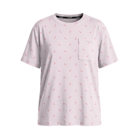 Sleep Short Sleeve Tee Candy Cane Ditsy