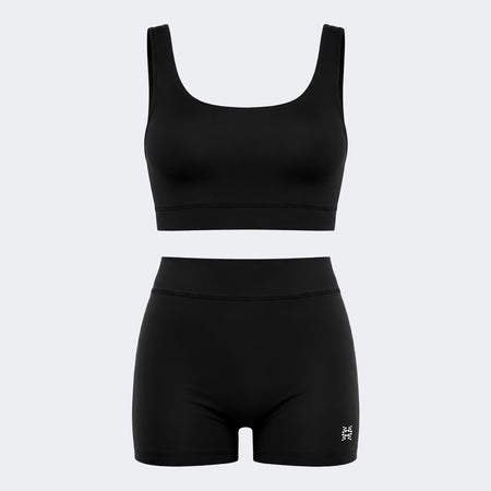 Swim Set Star High Waisted Boss Jet Black