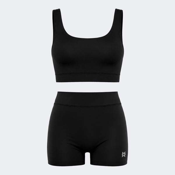Swim Set Star High Waisted Boss Jet Black