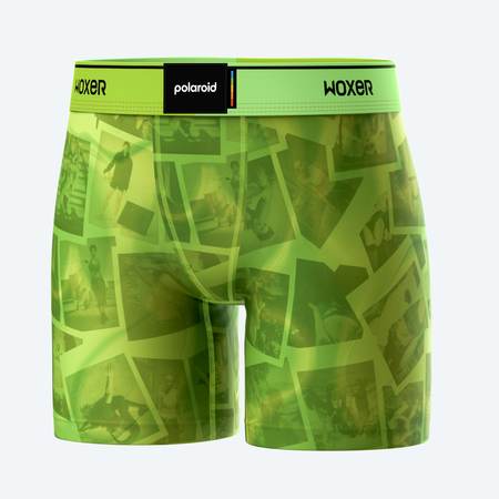 Baller High Waisted Lime Polaroid Pictures