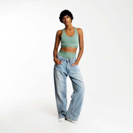 Baller High Waisted Wild Sage