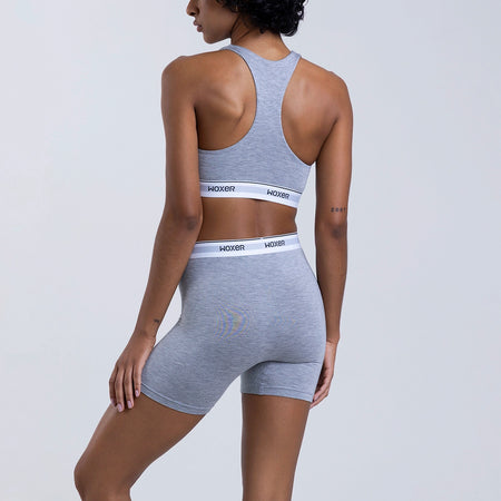 Baller High Waisted Heather Grey