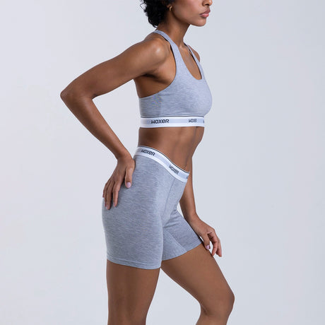 Baller High Waisted Heather Grey