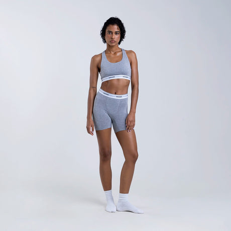Baller High Waisted Heather Grey