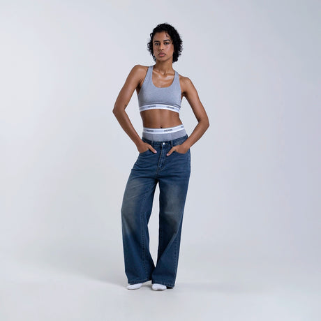 Baller High Waisted Heather Grey
