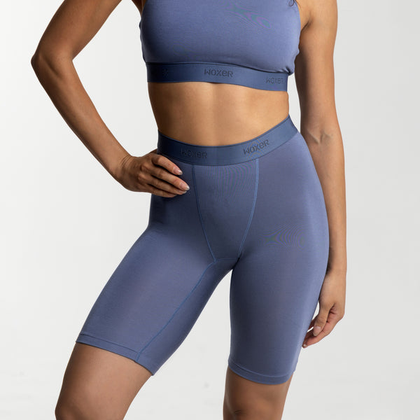 Biker High Waisted Steel Blue