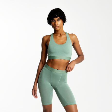 Biker High Waisted Wild Sage