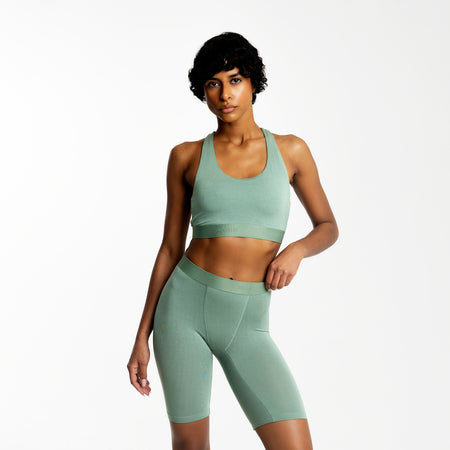 Biker High Waisted Wild Sage