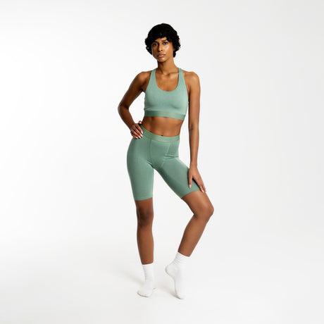 Biker High Waisted Wild Sage