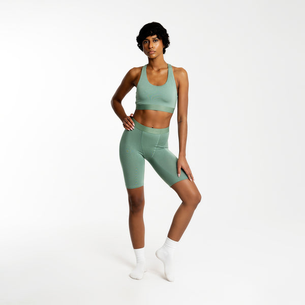 Biker High Waisted Wild Sage