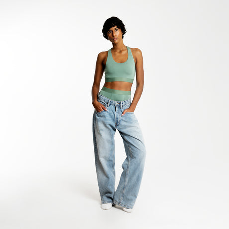 Biker High Waisted Wild Sage