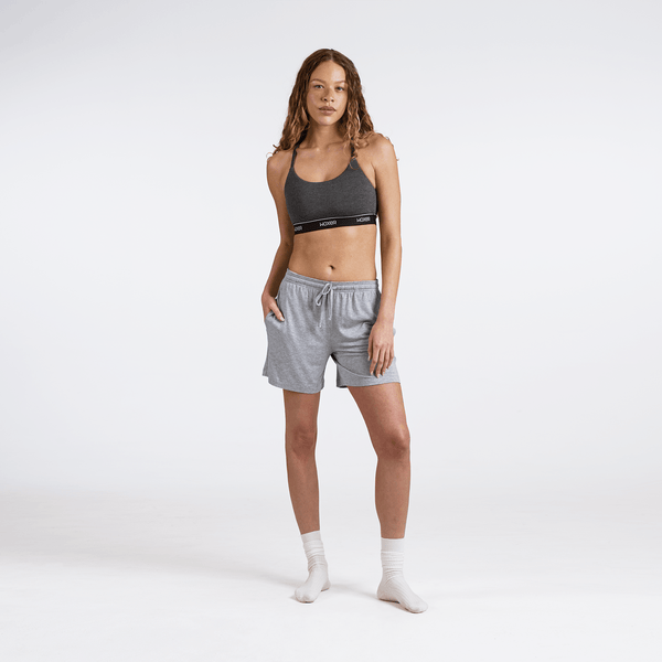 ルームウェア・パジャマ andmary Merry border short pants gray