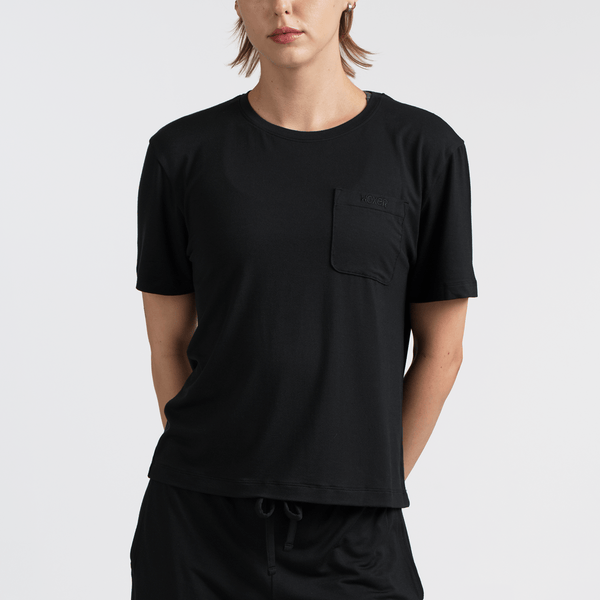 トップス 26ss EMBROIDERY T-SHIRT(BLACK) 1 Woxer Sleep T-Shirt | Smooth, Soft, Breathable Modal