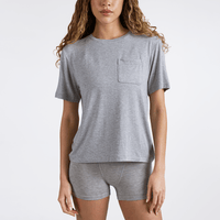 Sleep Short Sleeve Tee Heather Grey