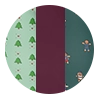 Star Pad Liner Pine 3-Pack