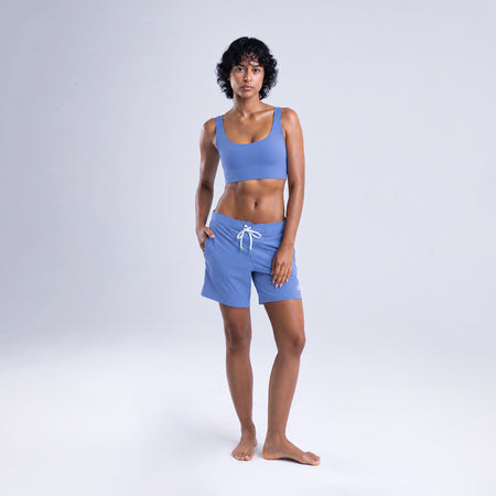 Swim Trunk Steel Blue