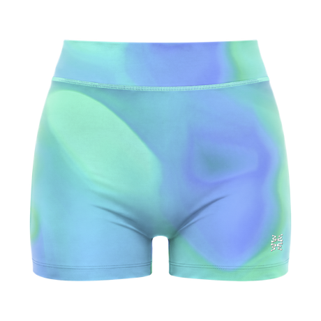 Star High Waisted Swim Aqua Amp