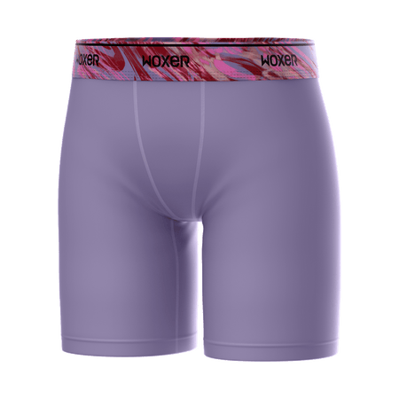 Biker High Waisted Purple Crush