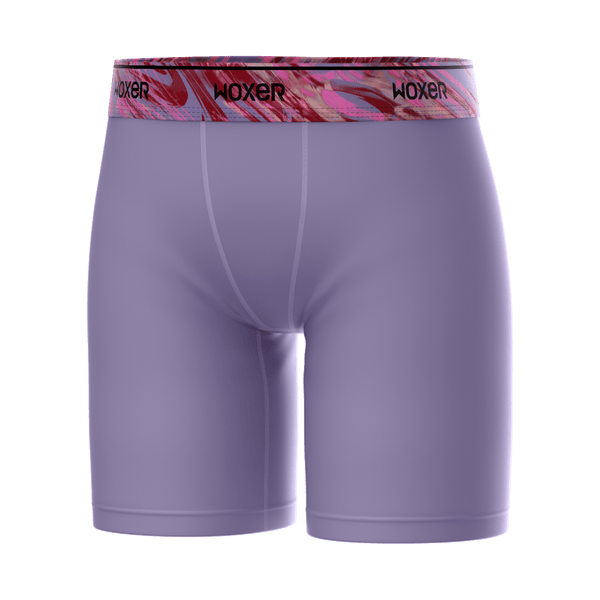 Biker High Waisted Purple Crush
