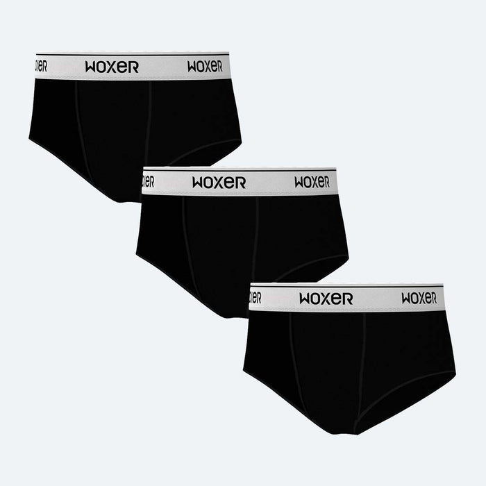 Classic Black 3-Pack, Women's Boxer's & Boy Shorts