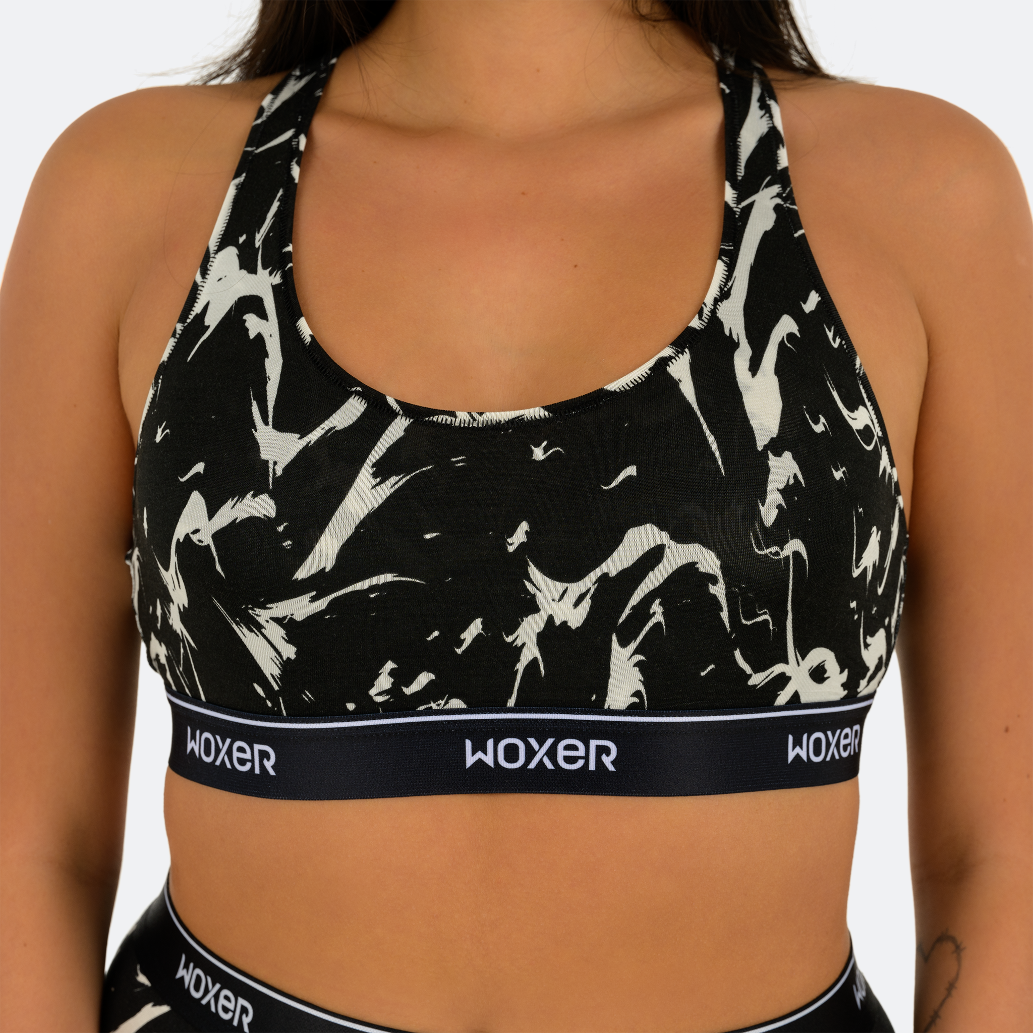 Boss Heather Grey, 6-Pack Breathable Sports Bras