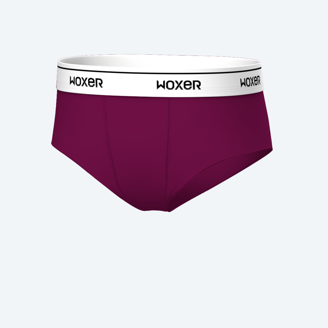 Classic Burgundy | Boxer Briefs for Women | Girls Boxer Shorts | Woxer