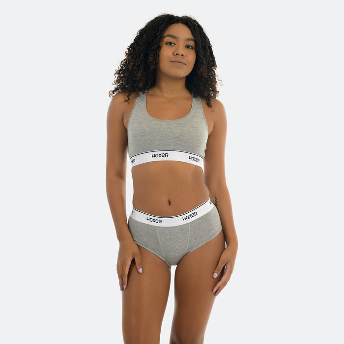 Classic Heather Grey 10-Pack