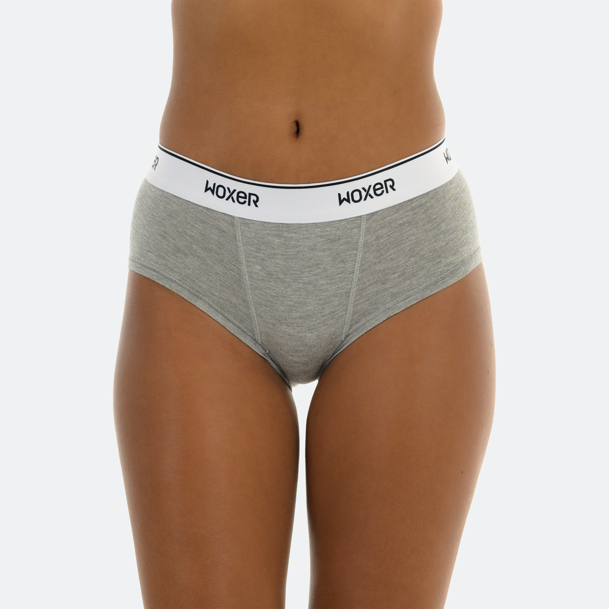 Woxer Womens Boxer Briefs Underwear, Star 3” Boyshorts Panties Soft  Chafing-Free, No Roll Inseam, Heather Grey, Small : : Clothing,  Shoes & Accessories
