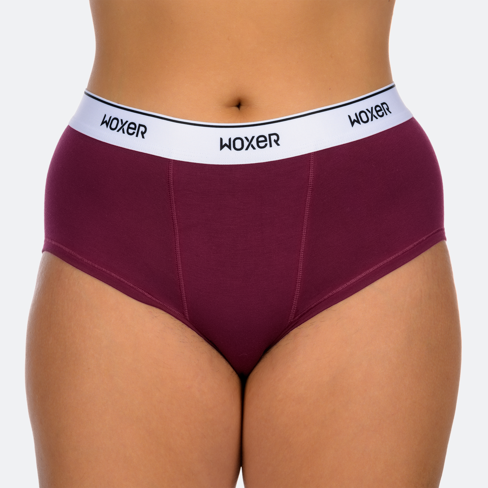 Buy Woxer Womens Boxer Briefs Underwear, Biker 9” Boyshorts Panties Soft  Anti-Chafing, No Roll Inseam, Black 2.0, X-Large at